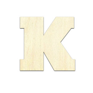 Alphabet Letters Laser Cut Out Unfinished Wood Shape Craft - Image 11