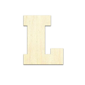 Alphabet Letters Laser Cut Out Unfinished Wood Shape Craft - Image 12