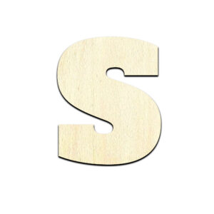 Alphabet Letters Laser Cut Out Unfinished Wood Shape Craft - Image 19