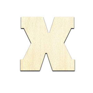 Alphabet Letters Laser Cut Out Unfinished Wood Shape Craft - Image 24