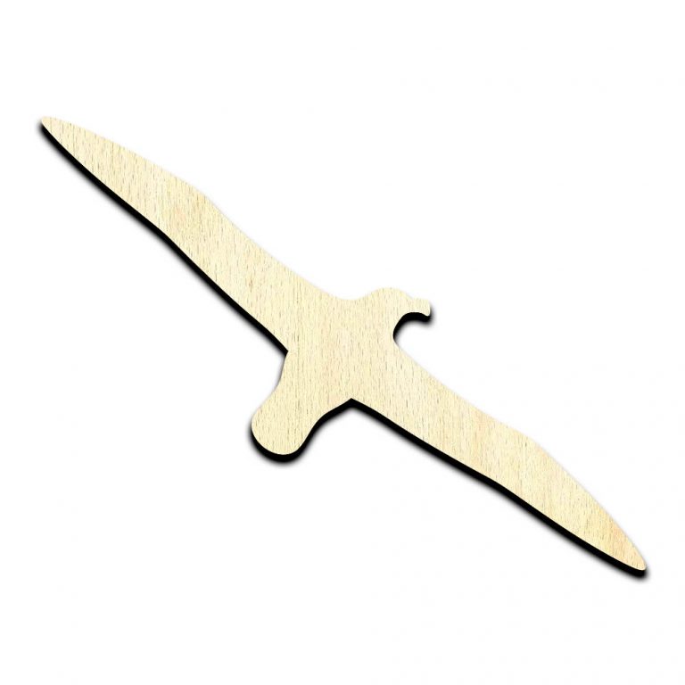 Albatross Bird Laser Cut Out Unfinished Wood Shape Craft