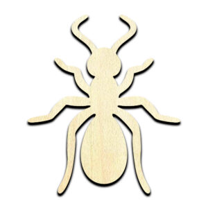 Ant Laser Cut Out Unfinished Wood Shape Craft Supply