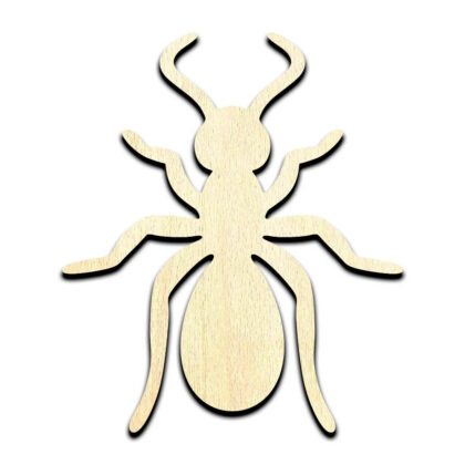 Ant Laser Cut Out Unfinished Wood Shape Craft Supply