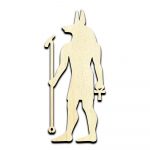 Anubis Laser Cut Out Unfinished Wood Shape Craft Supply