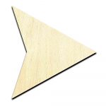 Arrow 5 Laser Cut Out Unfinished Wood Shape Craft Supply