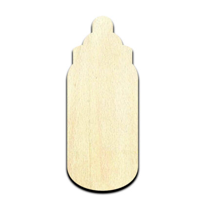 Baby Bottle Laser Cut Out Unfinished Wood Shape Craft Supply