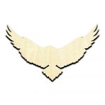 Bird in Flight Laser Cut Out Unfinished Wood Shape Craft Supply