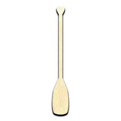 Canoe Paddle Laser Cut Out Unfinished Wood Shape Craft Supply