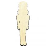 Christmas Nutcracker Laser Cut Out Unfinished Wood Shape Craft Supply