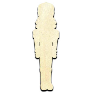 Christmas Nutcracker Laser Cut Out Unfinished Wood Shape Craft Supply