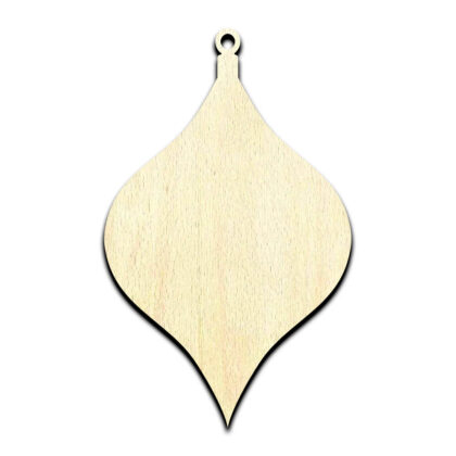 Christmas Ornament 2 Laser Cut Out Unfinished Wood Shape Craft Supply