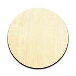 Circle Cut Out Unfinished Wood Shape Craft Supply