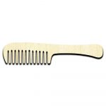 Comb Laser Cut Out Unfinished Wood Shape Craft Supply