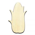 Corn Laser Cut Out Unfinished Wood Shape Craft Supply