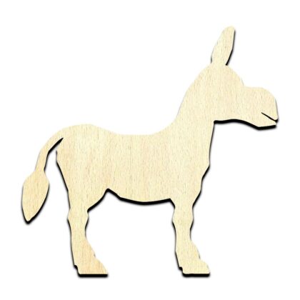 Donkey Unfinished Wood Shape Craft Supply