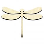 Dragonfly Cut Out Unfinished Wood Shape Craft Supply