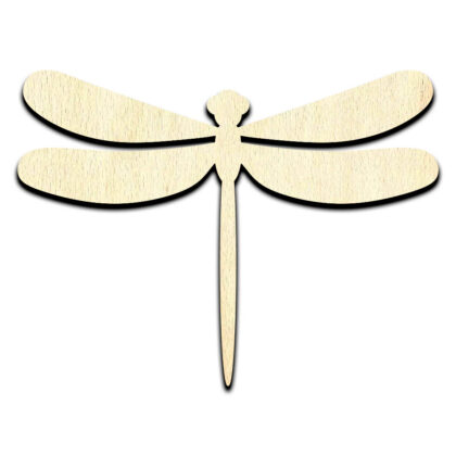 Dragonfly Cut Out Unfinished Wood Shape Craft Supply