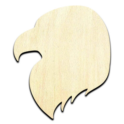 Eagle Head 2 Laser Cut Out Unfinished Wood Shape Craft Supply
