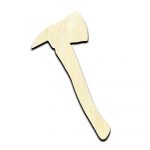 Fireman Axe Laser Cut Out Unfinished Wood Shape Craft Supply