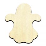 Ghost 2 Halloween Laser Cut Out Unfinished Wood Shape Craft