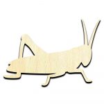 Grasshopper Laser Cut Out Unfinished Wood Shape Craft Supply