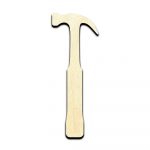 Hammer Laser Cut Out Unfinished Wood Shape Craft Supply