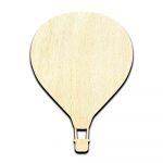 Hot Air Ballon Laser Cut Out Unfinished Wood Shape Craft Supply