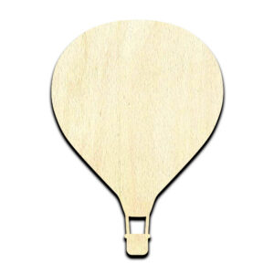 Hot Air Ballon Laser Cut Out Unfinished Wood Shape Craft Supply