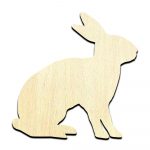 Jack Rabbit Unfinished Wood Shape Craft Supply