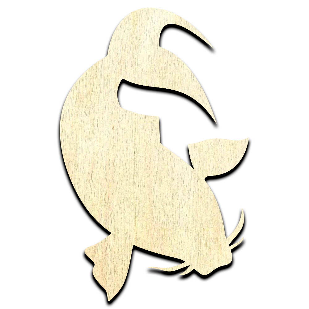 Rainbow Trout Fish - Laser Cut Out Unfinished Wood Shape Craft Supply •  Cosmic Frogs Vinyl