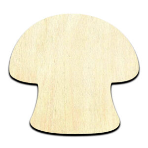 Mushroom Cut Out Unfinished Wood Shape Craft Supply