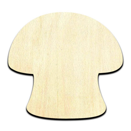 Mushroom Cut Out Unfinished Wood Shape Craft Supply