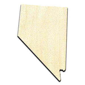 Nevada State Cut Out Unfinished Wood Shape Craft Supply