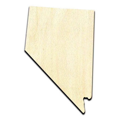 Nevada State Cut Out Unfinished Wood Shape Craft Supply