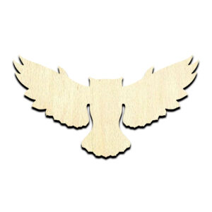 Owl Flying Unfinished Wood Shape Craft Supply