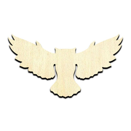 Owl Flying Unfinished Wood Shape Craft Supply