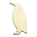 Penguin Unfinished Wood Shape Craft Supply