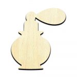 Perfume Bottle Laser Cut Out Unfinished Wood Shape Craft Supply