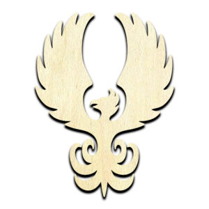 Phoenix Laser Cut Out Unfinished Wood Shape Craft Supply