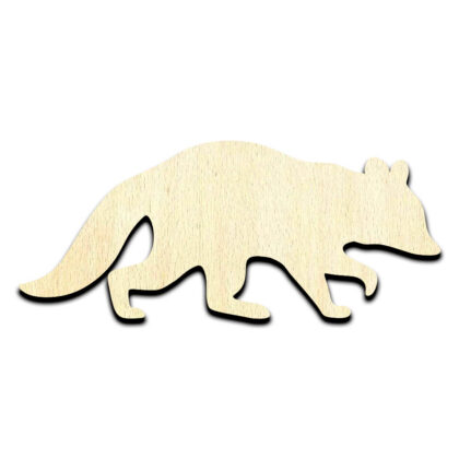 Raccoon Laser Cut Out Unfinished Wood Shape Craft Supply