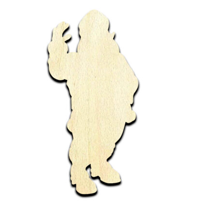 Santa Claus Laser Cut Out Unfinished Wood Shape Craft Supply