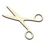 Scissors 2 Cut Out Unfinished Wood Shape Craft Supply