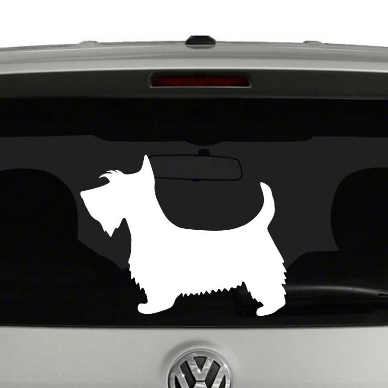 Scottish Terrier Scottie Dog Vinyl Decal Sticker