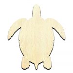 Sea Turtle 2 Unfinished Wood Shape Craft Supply