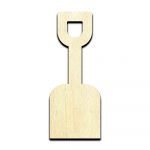 Shovel Laser Cut Out Unfinished Wood Shape Craft Supply