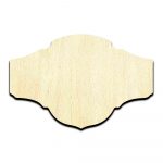 Sign and Banner 10 Laser Cut Out Unfinished Wood Shape Craft Supply