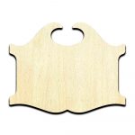 Sign and Banner 4 Laser Cut Out Unfinished Wood Shape Craft Supply