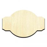 Sign and Banner 5 Laser Cut Out Unfinished Wood Shape Craft Supply