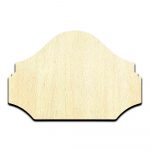 Sign and Banner 6 Laser Cut Out Unfinished Wood Shape Craft Supply