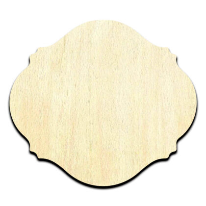 Sign and Banner 8 Laser Cut Out Unfinished Wood Shape Craft Supply (Copy)
